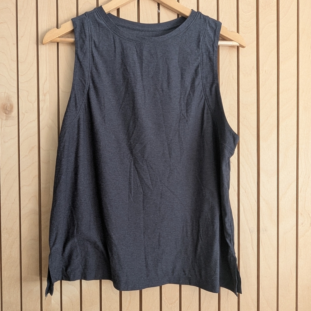 Old Navy Dark Gray Muscle Tank L-Tall